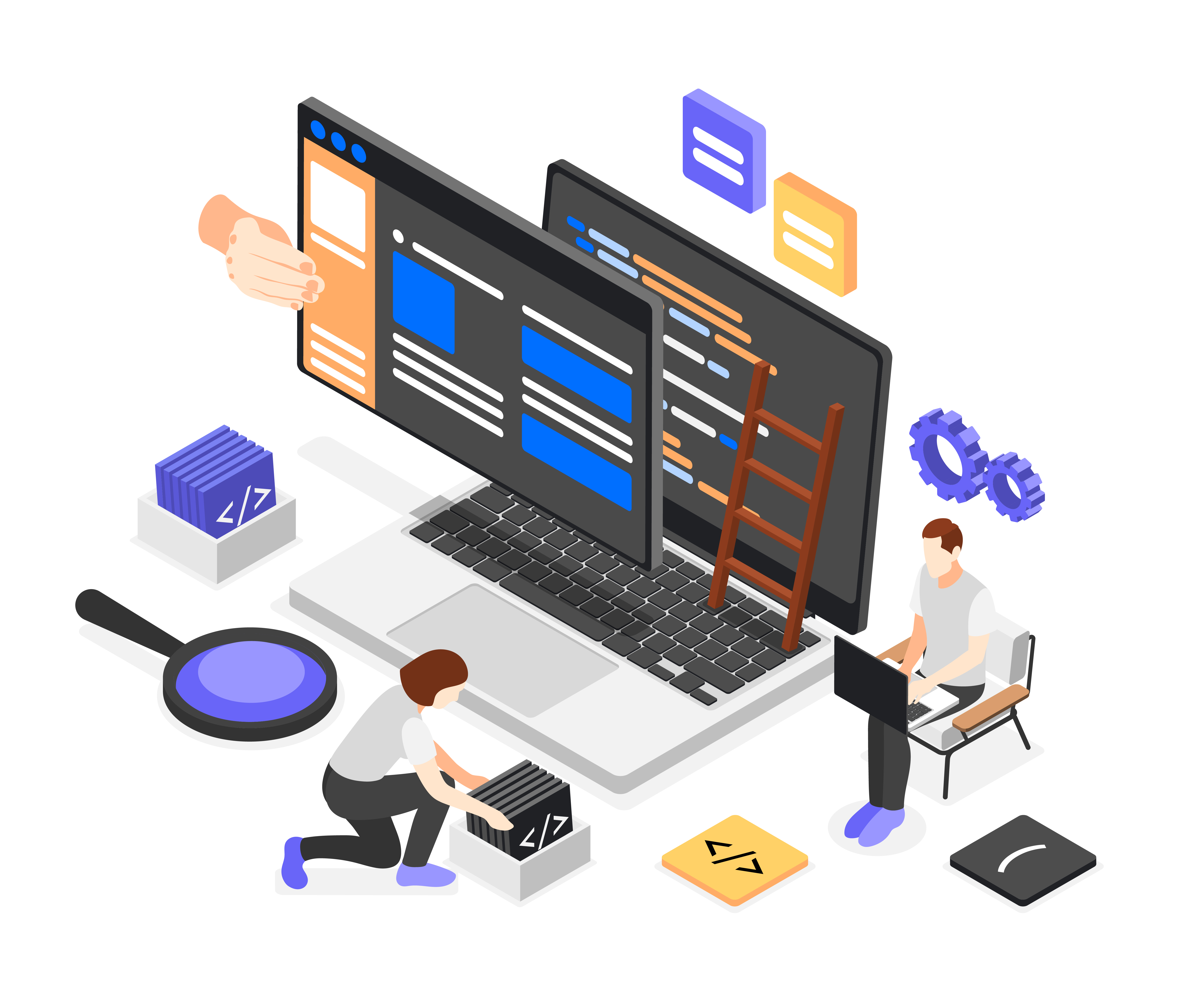 Web Developer Illustration